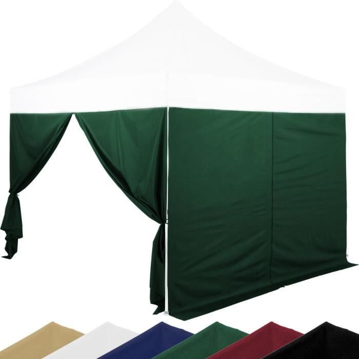 INSTENT® 2 panneaux latéraux verts avec fermeture à glissière Vert