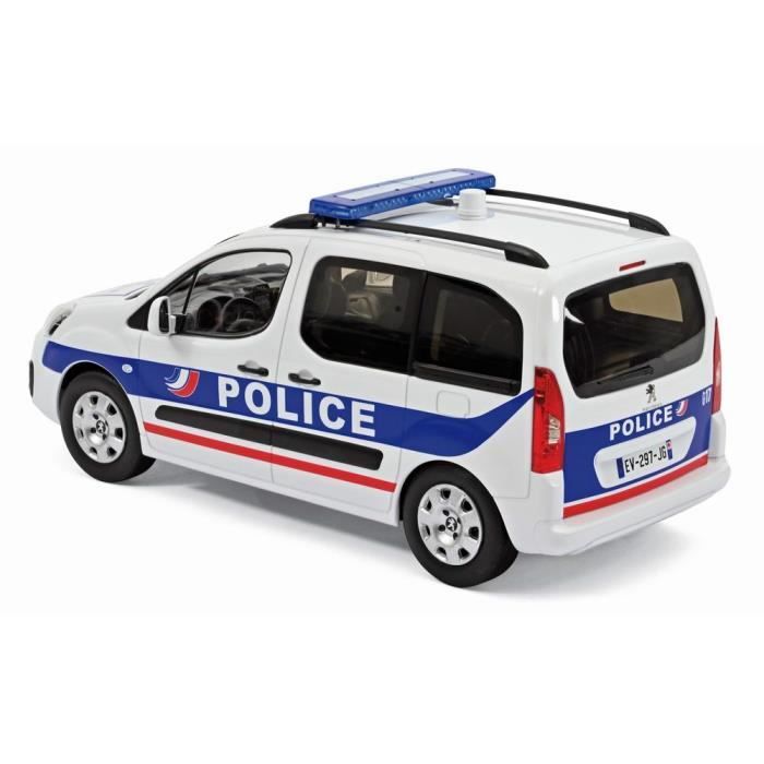 PEUGEOT Partner 2017 POLICE NATIONALE Voiture de Collection 1/18 NOREV