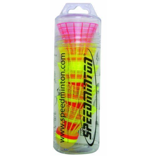 Speedminton Mixpack - 1 Fun-Speeder , 3 Match-Speeder, 1 Night-Speeder
