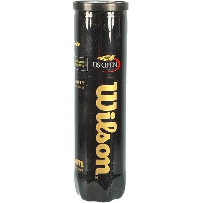 WILSON Balles de Tennis US OPEN - Noir