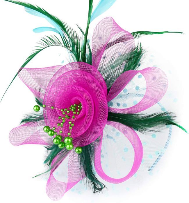 Acheter Chapeaux en Organza pour femmes, fascinants de mariée, élégants à grand bord, Fedora Kentucky Derby, fête formelle, église pour dames