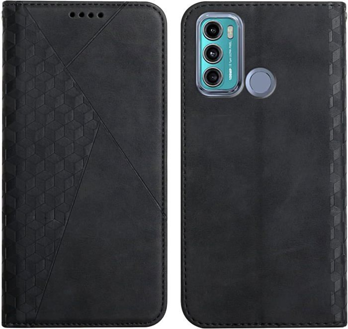 Coque Fairphone 6 TPU + Cuir PU - Protection Anti-choc, 3 Emplacements Cartes, Fermeture Magnétique, Support Intégré - Noir - 4