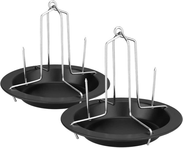 Support à Poulet Barbecue En Acier Inoxydable - Rôtissoire Verticale Pour Grill