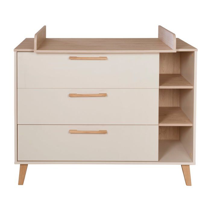 Commode à langer Hamburg avec portes | Taupe » roba