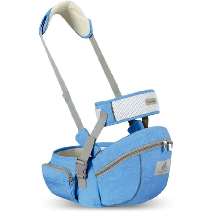 SONARIN Porte-Bébé Siège De Hanche Ergonomique Respirant - Kaki, 3-36 Mois Jusqu'à 15kg