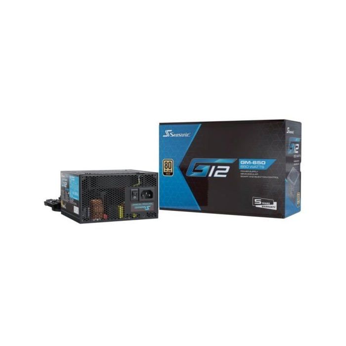 Seasonic G12 GM 650 2024 - vue 2