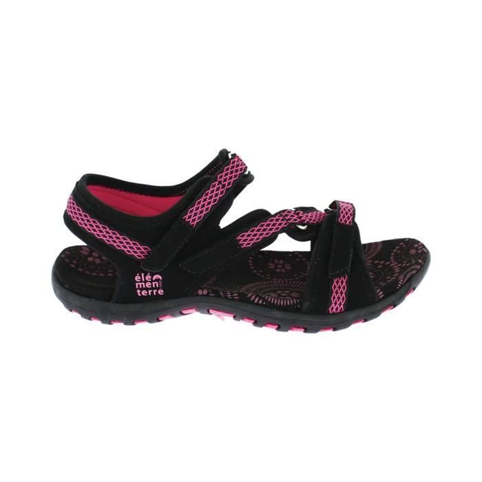 Sandales de randonnée femme Élémenterre Altata - noir Sandales de randonnée femme Élémenterre Altata - noir