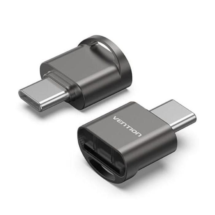 Lecteur de Cartes Externe Vention CLMH0/ USB Type C / MicroSD / / USB 2.0 - vue 2