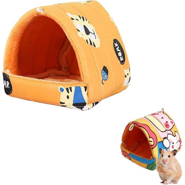 Comparer les prix de 1 Pièces Maison Cochon In  Lit Cochon In  Couchage Rongeur Lit Peluche Convient aux Cobayes pins Furets # CORBEILLE