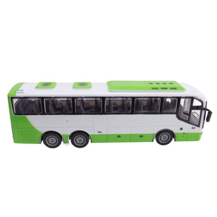 HURRISE Bus télécommandé Télécommande Bus Enfants Simulé LED Lumière RC