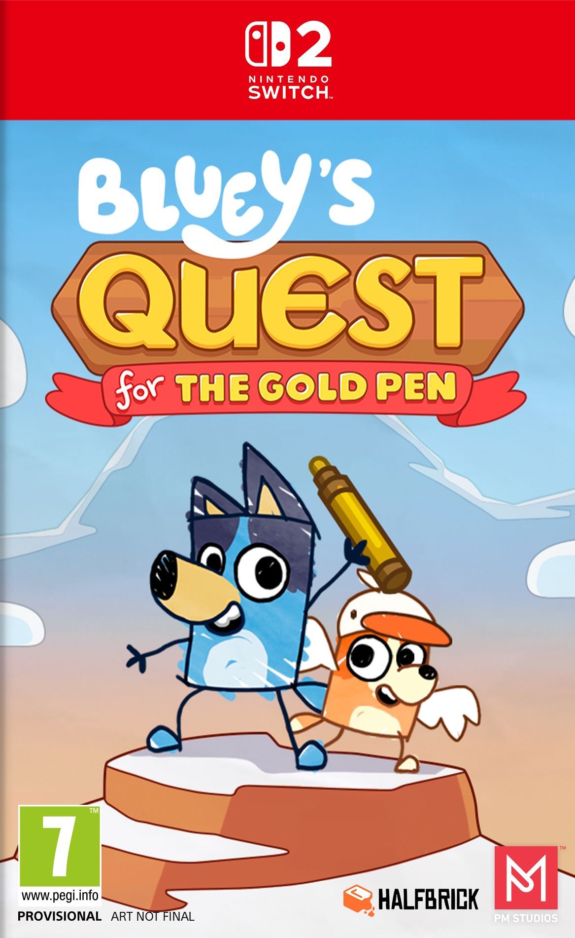 Blueys Quest for the Gold Pen • Jeu Nintendo Switch 2