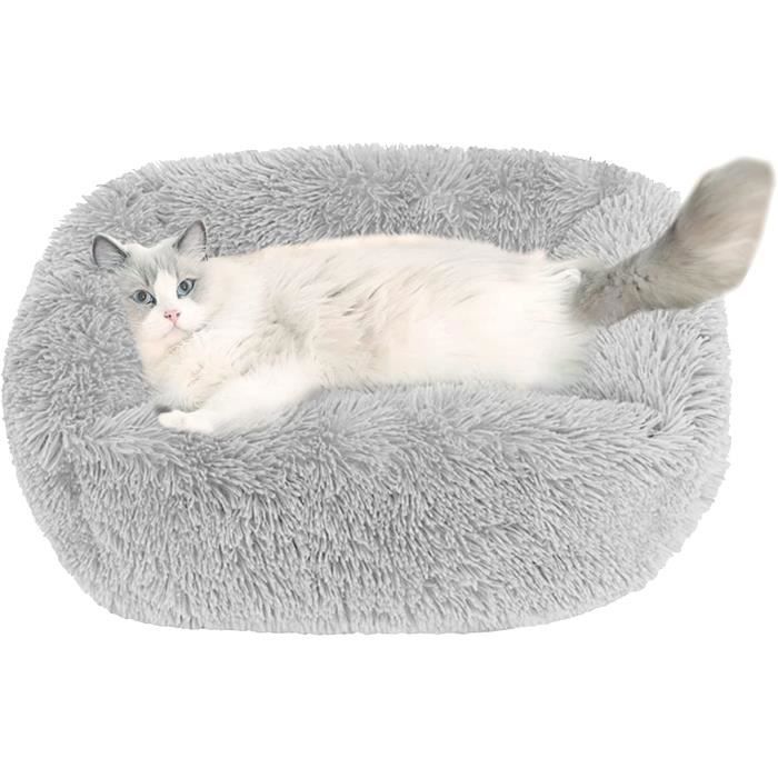 Panier pour Chat - XVX - 55x45x20 cm - Lavable - Anti-Dérapant - Coussin Inclus