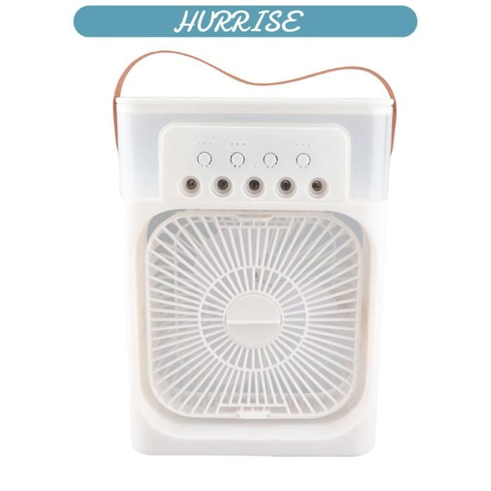 Sonew Ventilateur froid de bureau Humidificateur De Ventilateur D’air Froid De Bureau Mini Refroidisseur quincaillerie lampe - Sonew