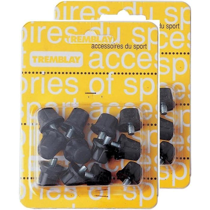 Lot de 24 crampons de remplacement en Nylon pour chaussures de sport 2 paquets de 12 cramprons (8 x 13 mm + 4 x 16 mm) Lot de 24 crampons de remplacement en Nylon pour chaussures de sport 2 paquets de 12 cramprons (8 x 13 mm + 4 x 16 mm)