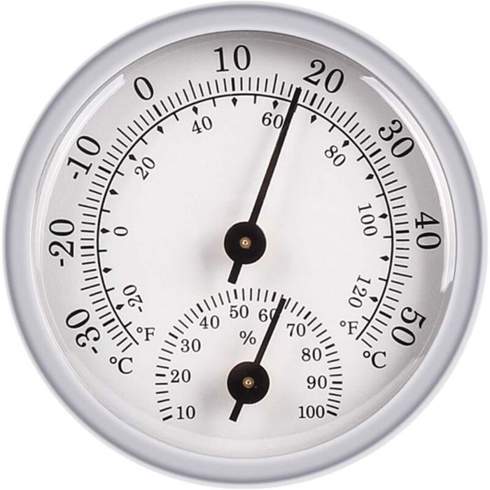 Hygromètre Thermomètre Analogique pour Intérieur/Extérieur - Mesure Humidité et Température