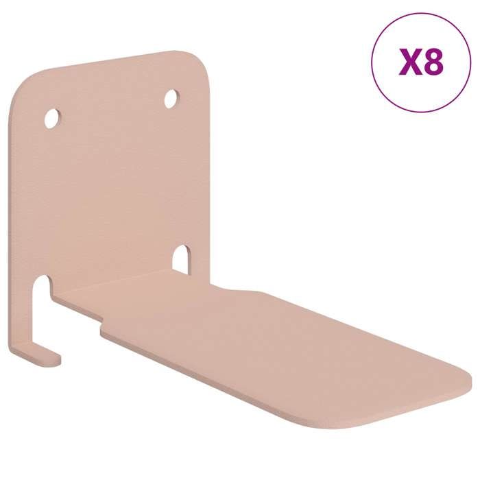 MEUBLE DE SEJOUR Rose - MODE Étagère flottante avec étagère 8 pcs - Rose 6x10 8x6 6 cm Nettoyer facile_09_3201
