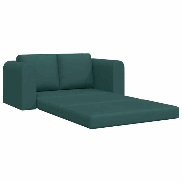 Canapé-lit - SOFA 2 en 1 - 60cm - Vert foncé tissu - (par siège) : 110 kg C3006