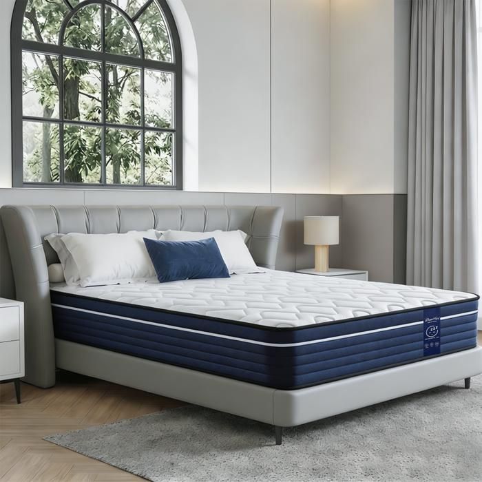 Matelas 140x190 cm Ép 27cm Mousse à Mémoire de Forme Sommeil Profond Sans Bruit Très Aéré Oeko-Tex Fermeté Moyenne Durable