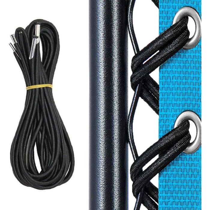 Lot de 4 cordons élastiques de rechange pour chaise Zero Gravity – Latex naturel – Longueur 2m et 135m – Résistants à la chaleur