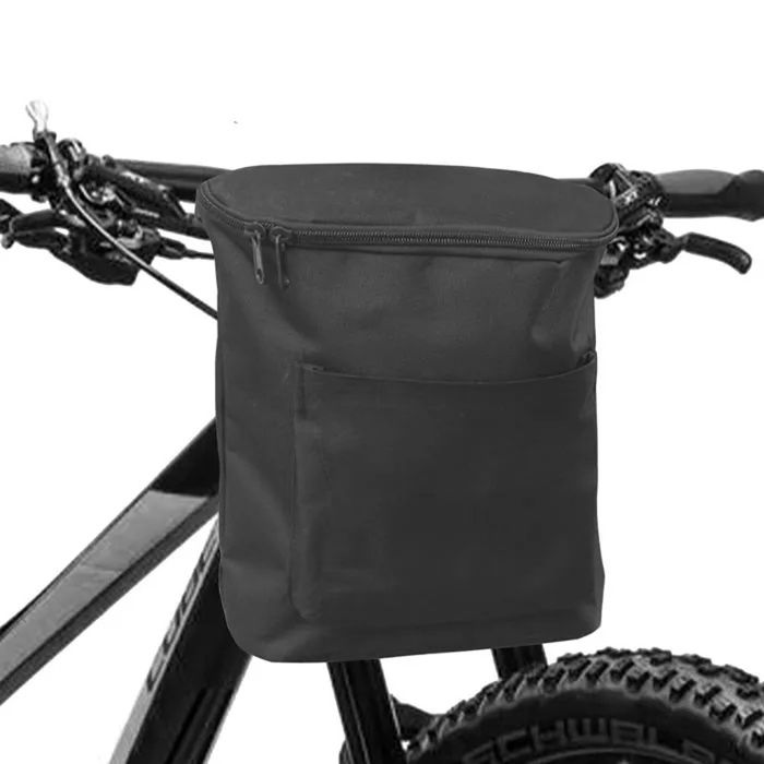 Sacoche guidon vélo 4 5 L sac avant étanche pour vélo scooter électrique trottinette (noir)