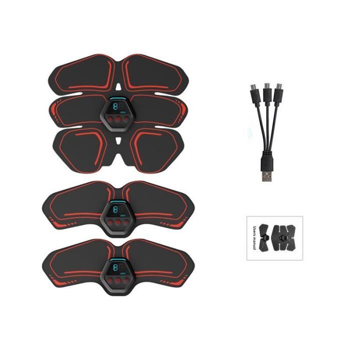 EMS-Ceinture Électrique Amincissante Sans Fil, Autocollants de