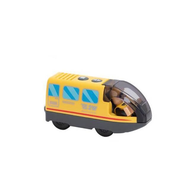 Train Électrique Télécommandé De Noël Avec Lumières Et Fumée Réaliste