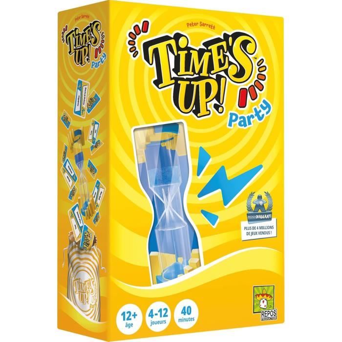 ZYGOMATIC – Time’s Up Party – jeu d’ambiance et devinettes – dès 12 ans – 4 à 12 joueurs – 40 minutes – en français