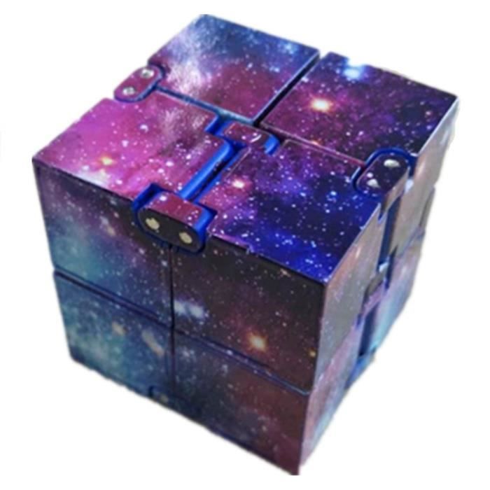 Yetech Infinity Cube,Coloré Décompression Jouet Cube,Cube Décompression Jouet Cube de linfini,pour Libérer Le Stress Et Lanxiété,tuant Le Temps Joue Le Cube Infini pour Le Personnel de Bureau 