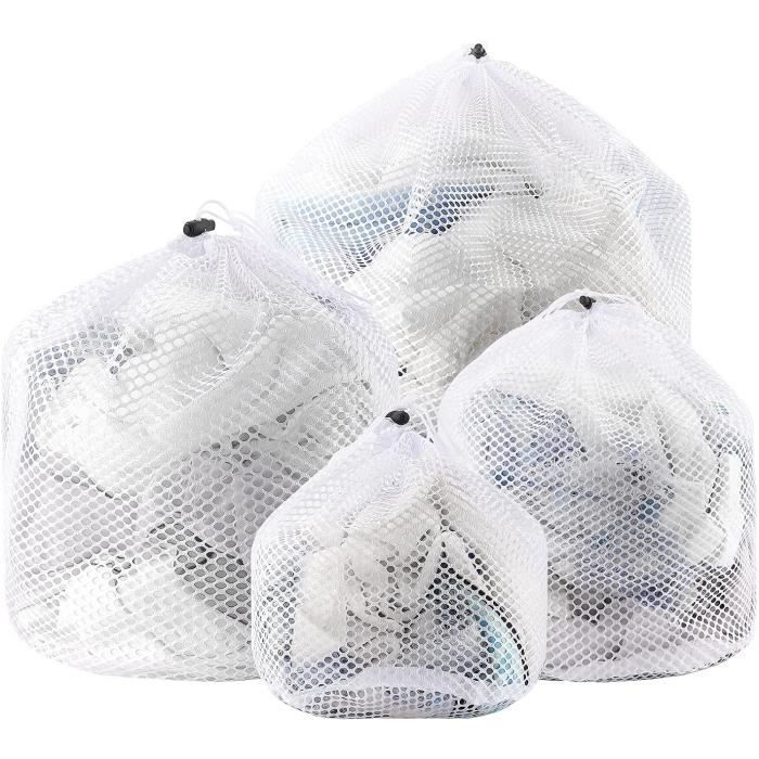 6 Filets à Linge Pour Machine - Protection Soutiens-gorge, Lingerie, Chaussettes - Lavage En Toute Sécurité - Zip Doux - 6