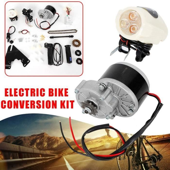 Kit de Conversion de vélo électrique 24 V / 36 V 250 W commande de moteur e-bike pour 22-29 pouces pour vélo commun 3300 tr / min