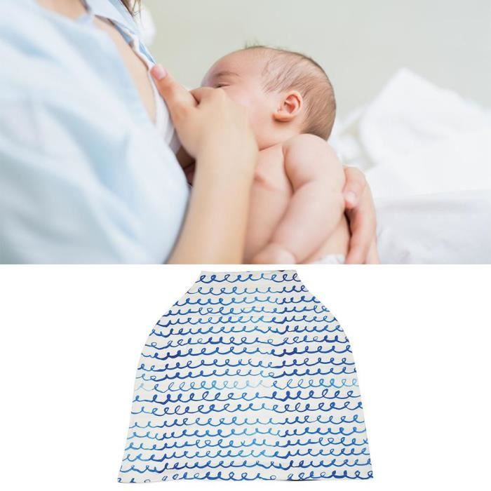 Rose Mentin Couvertures dAllaitement Couverture de Poussette de BéBé Allaitement écharpe Châle de Canopée avec Bande de Cheveux de Bébé 