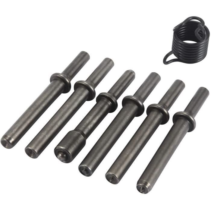 Lot De 7 Outils De Découpe De Cuir Ronds, Haute Dureté, Incisifs, En Acier à Haute Teneur En Carbone Pour Traitement De Bricolage 95041510