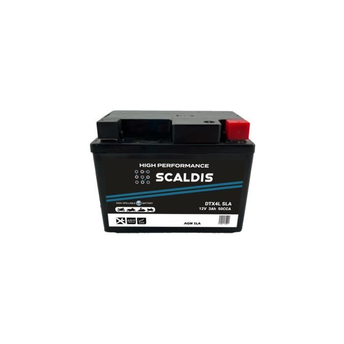 Batterie moto SCALDIS HP DTX4L-BS SLA 12V 4AH 50A