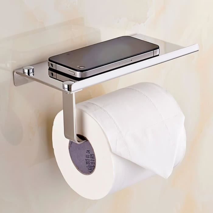 Porte papier WC avec support smartphone, Je commande !