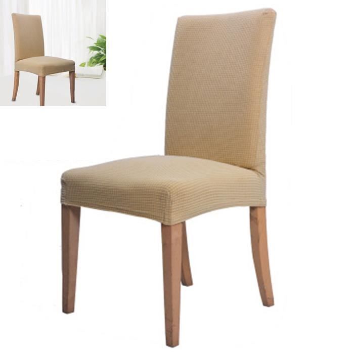 Housse Imperméable Beige pour Assise de Chaise - Housse Design