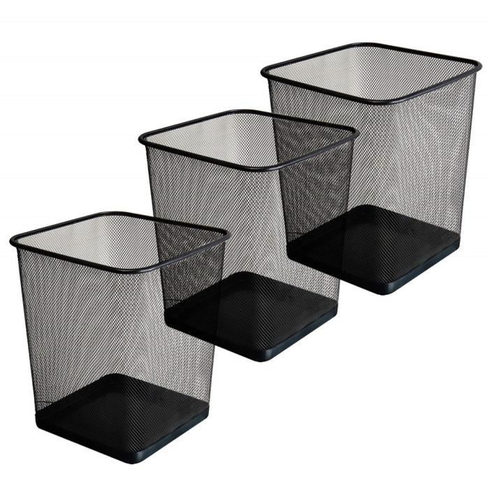 Corbeille à Papier Ronde Corbeilles Circulaires En Maille, Poubelle De