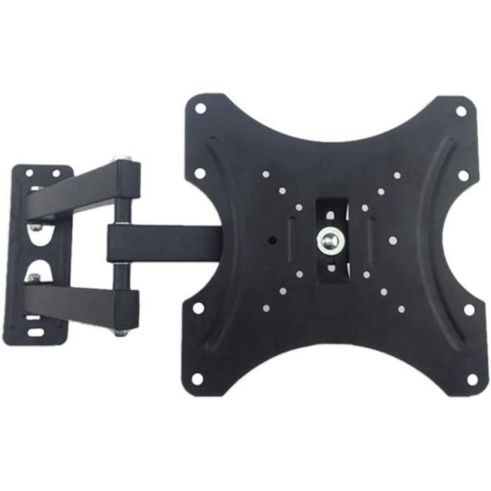 WAMPAT Meuble TV avec porte coulissante de grange pour téléviseurs