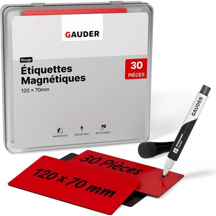 30 étiquettes Post-it Scrum Board Magnétiques Effaçables Multicolors 75x75mm