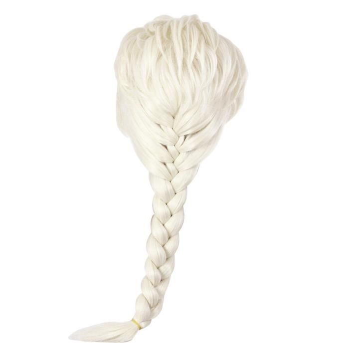 perruque reine des neiges adulte