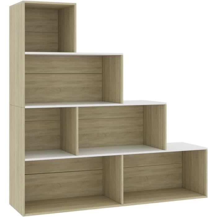 Bibliothèque Séparateur De Pièce Etagère À Livres Cloison De Séparation