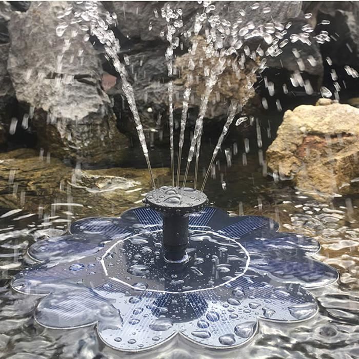 Fontaine Solaire Flottante 4W - Pompe à Eau Solaire Pour Étang, Bain D'Oiseaux Et Jardin, Énergie Renouvelable Sans Fil