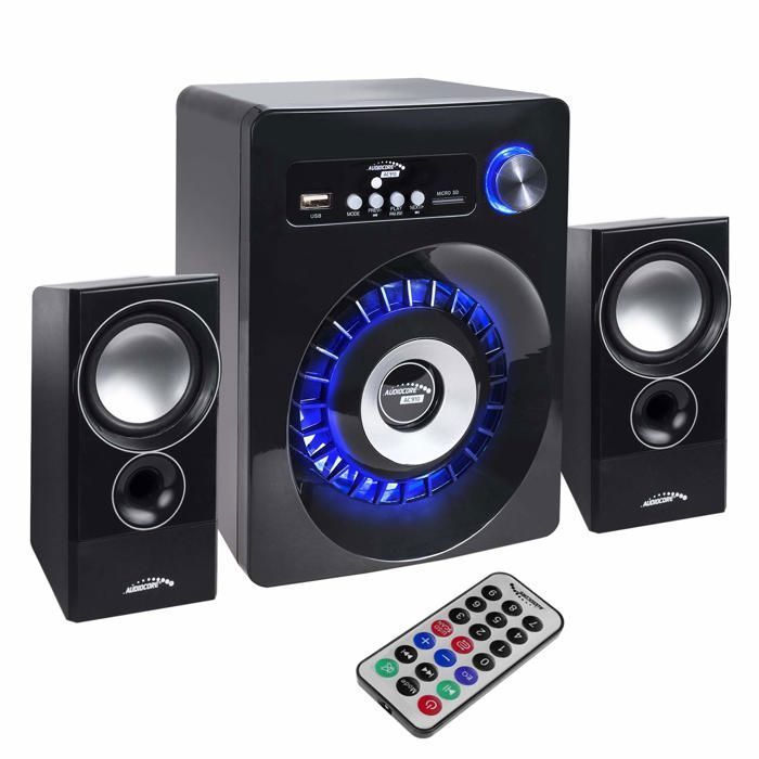 Ensemble de haut-parleurs - Audiocore - AC910 - Bluetooth 2.1 - Radio FM - 35W de puissance