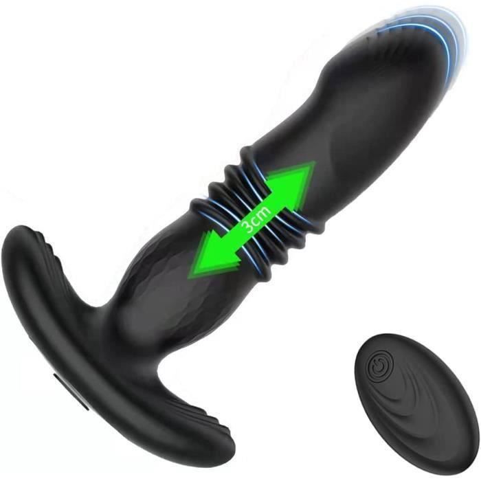Electrique Msseur Prostte pour Homme va et vient nal Plug Vbrant Sans  Fil Sx toyspour pour Homme 10 Modes de Vibration - Cdiscount Boutique  Erotique