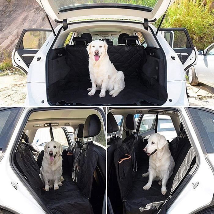 ZHOUXI - Housses de Siège d'auto pour Chien, Protection Voiture Chien Universelle avec Fenêtre de Visualisation.