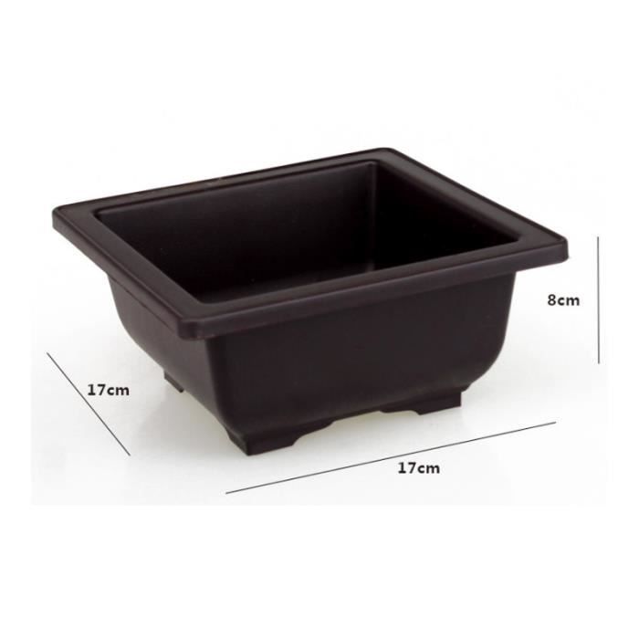 Pot de fleur,Pots de formation en plastique Imitation bonsaï, avec