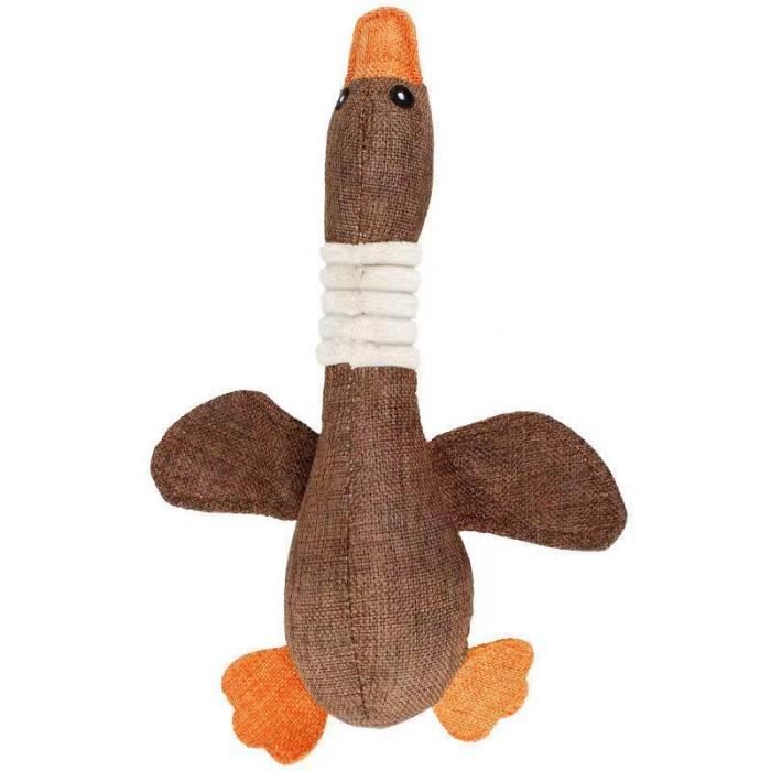 Jouet Canard Anti-stress Pour Chien - Émet Un Son Coin-coin, Idéal Pour Mâchouillement, Adapté Petits Chiens Et Chiots