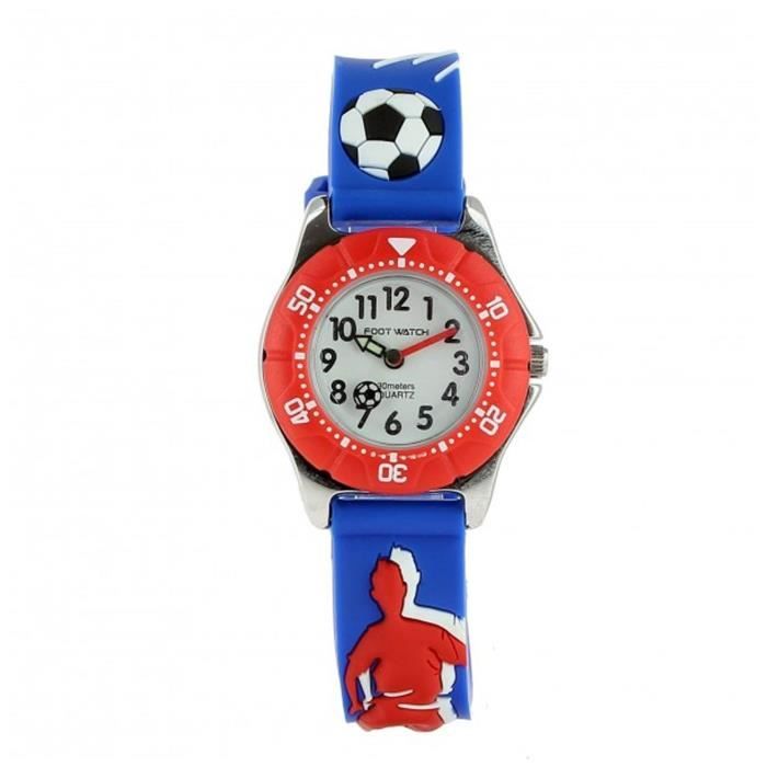 Montre Baby Watch Zip p dagogique Foot Blue J Cdiscount