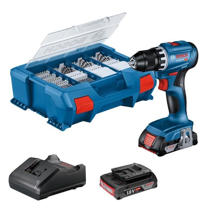 Perceusevisseuse Bosch professional GSR 18V + 2 batteries 2,0Ah