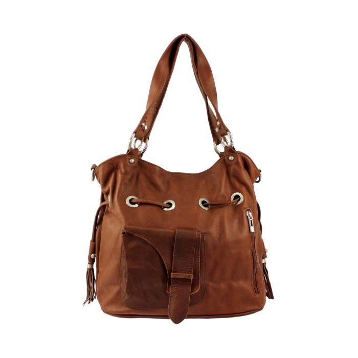 sac a main marron clair