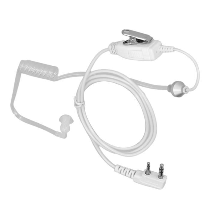 Oreillette Talkie-Walkie Knocery Air Tube - Silicone Médical, Son Clair, Pour Radio Sécurité
